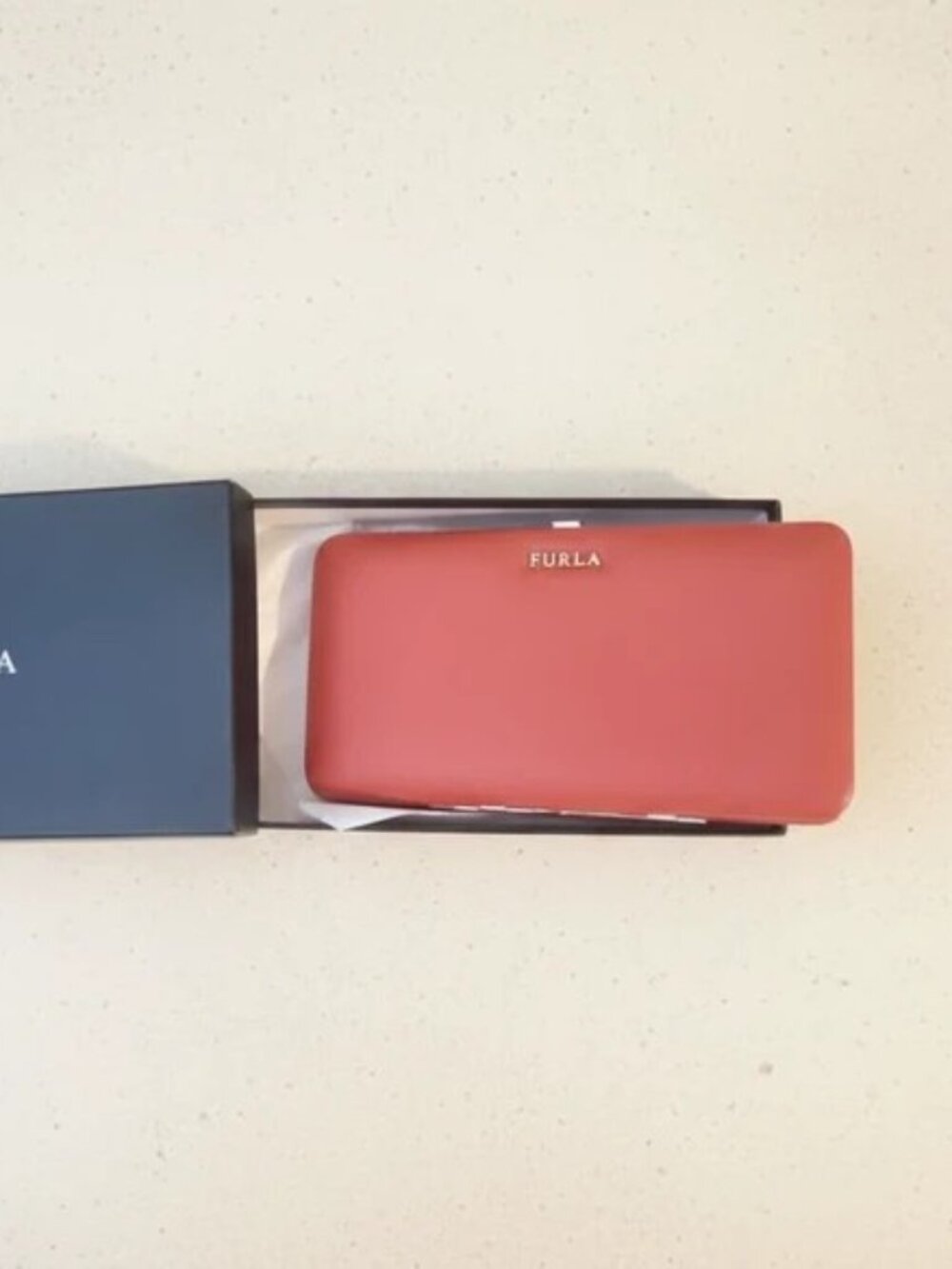 Furla Red Wallet Purse Multipurpose - Excellent Condition